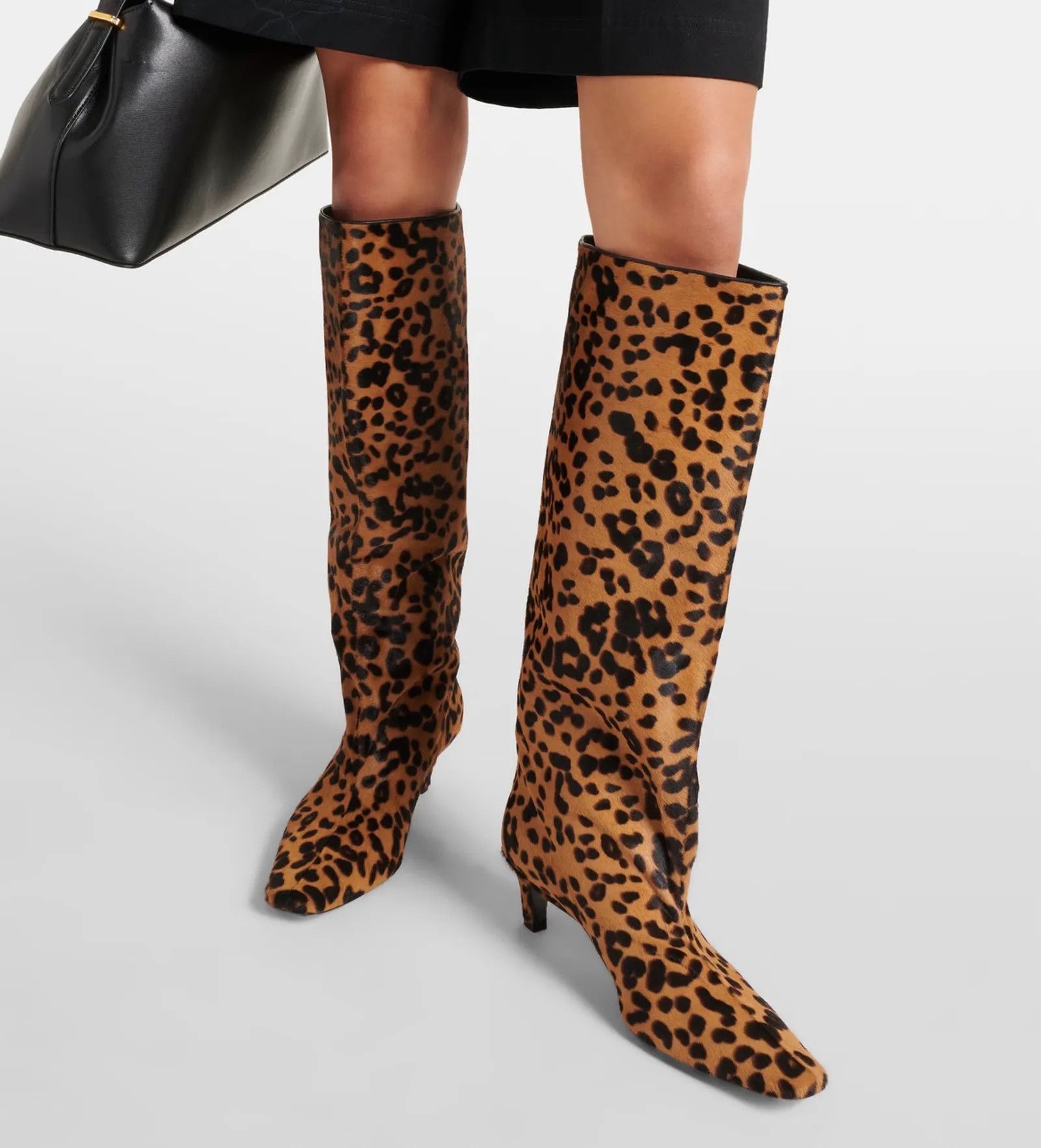Toteme Toteme Wide shaft calf hair knee-high boots Boots Size US 7 / IT 37 - 4 Thumbnail