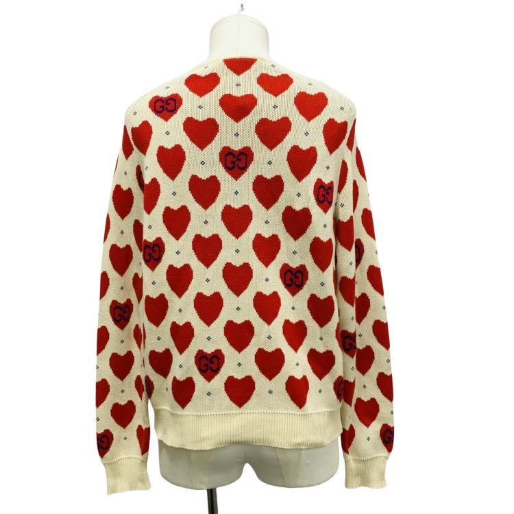 Gucci Gucci Heart Logo Knit Sweater M Size US M / EU 48-50 / 2 - 2 Thumbnail