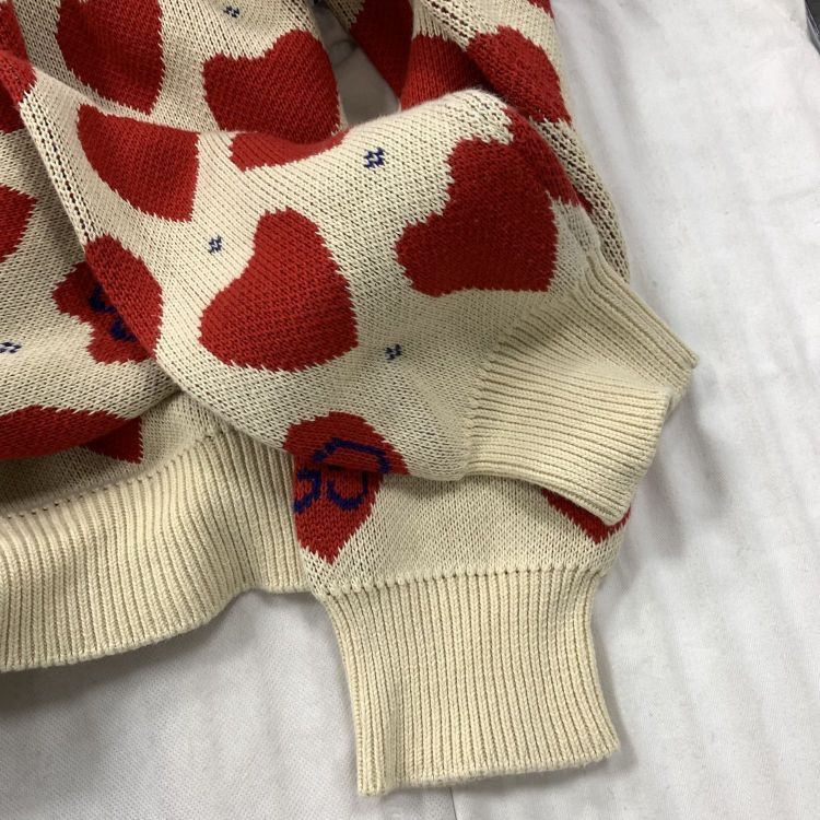 Gucci Gucci Heart Logo Knit Sweater M Size US M / EU 48-50 / 2 - 8 Thumbnail