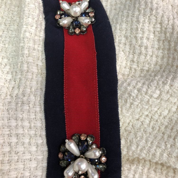 Gucci Gucci Web Pearl Button Cardigan Size 40 Size S / US 4 / IT 40 - 6 Thumbnail