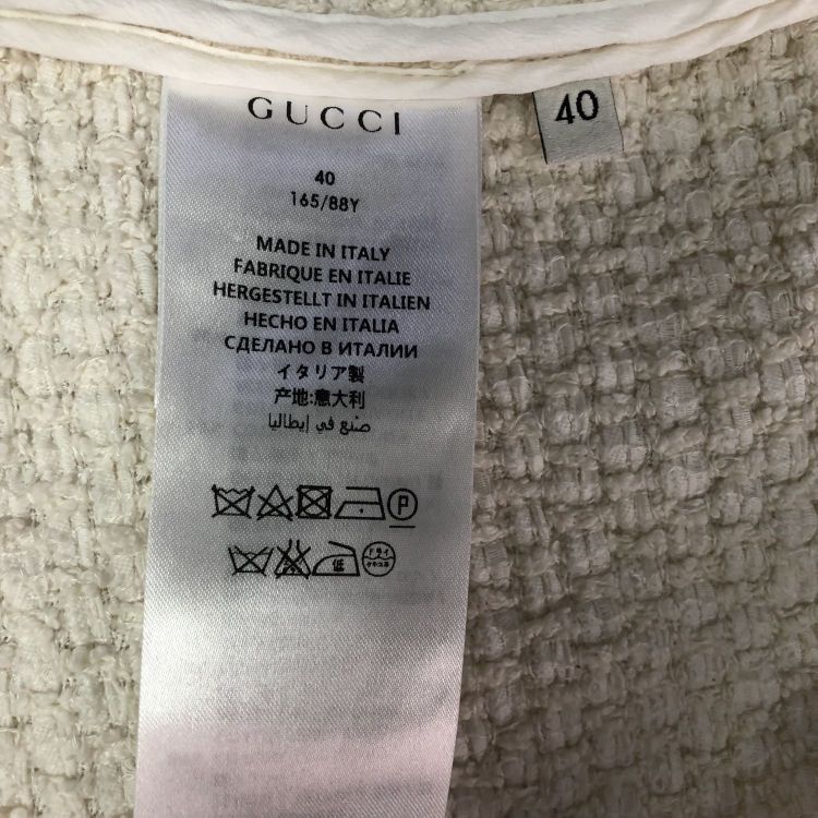 Gucci Gucci Web Pearl Button Cardigan Size 40 Size S / US 4 / IT 40 - 4 Thumbnail