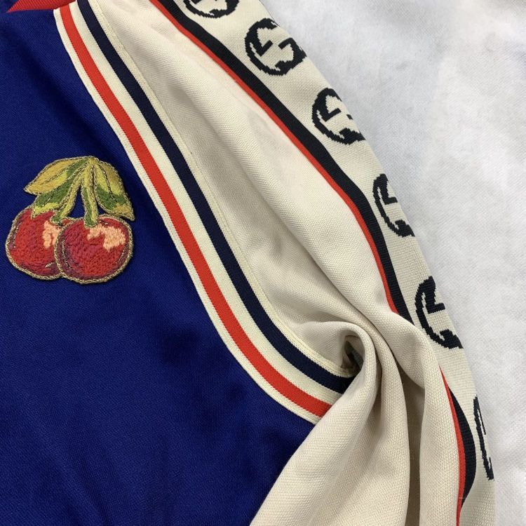 Gucci Gucci Cherry Embroidered Logo Track Jacket Size S Size S / US 4 / IT 40 - 6 Thumbnail