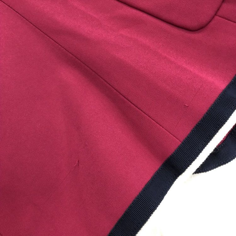 Gucci Gucci Burgundy Trimmed Blazer Size 40 Size S / US 4 / IT 40 - 10 Thumbnail
