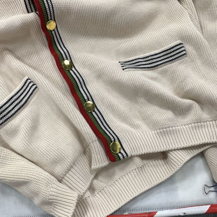 Gucci Gucci Web Trim Knit Cardigan Size US XS Size US XS / EU 42 / 0 - 6 Thumbnail