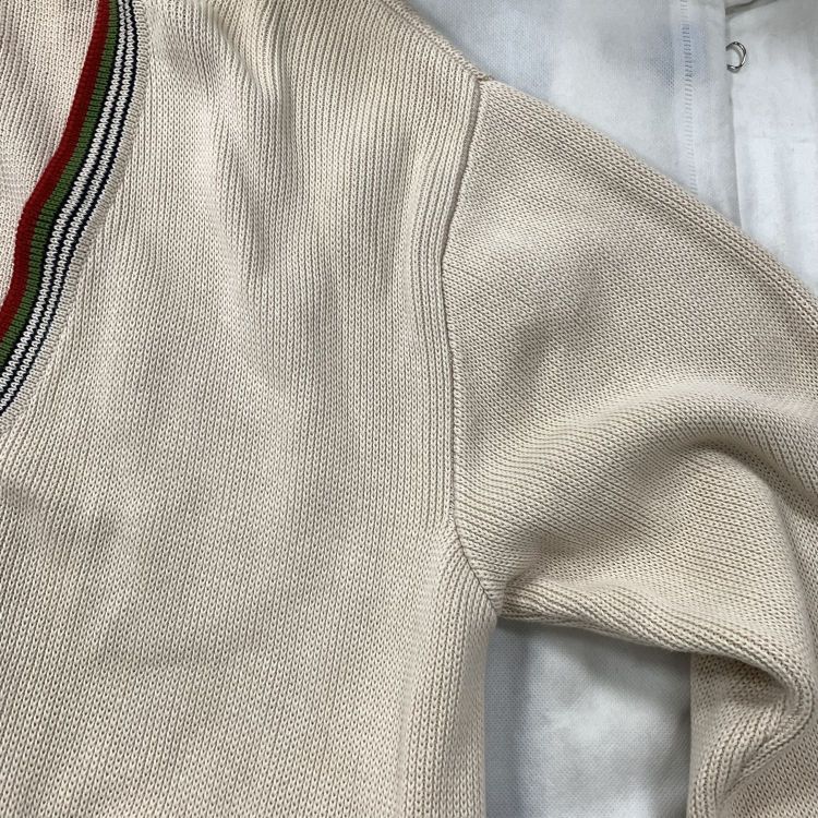 Gucci Gucci Web Trim Knit Cardigan Size US XS Size US XS / EU 42 / 0 - 5 Thumbnail