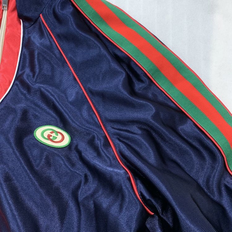 Gucci Gucci Interlocking G Track Jacket Size XS Size US XS / EU 42 / 0 - 7 Thumbnail
