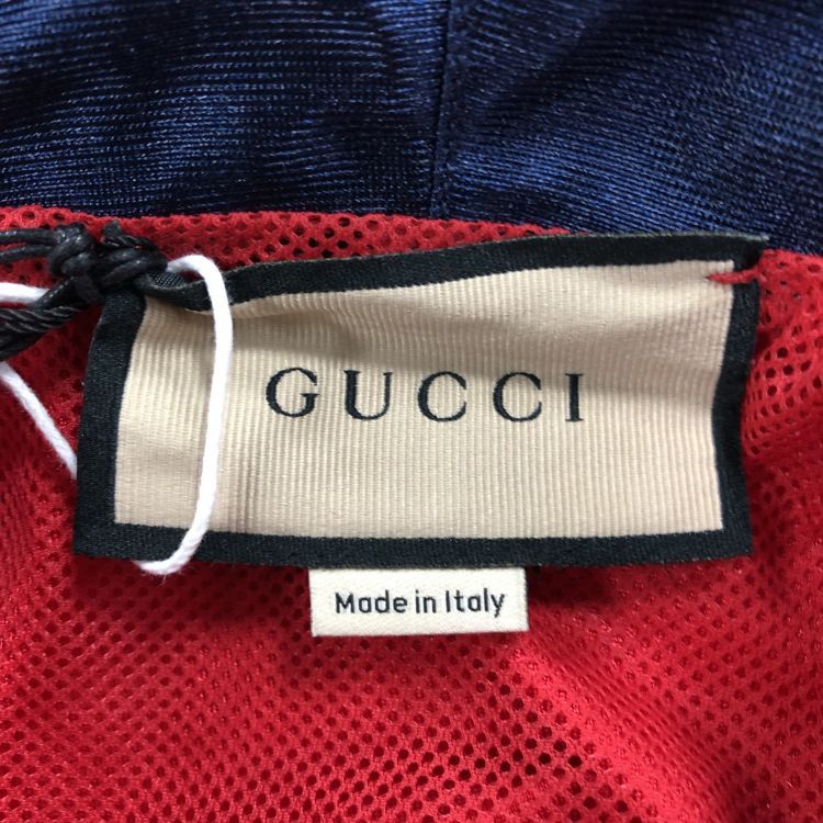 Gucci Gucci Logo Red Jersey Hoodie Size M Size US M / EU 48-50 / 2 - 3 Thumbnail