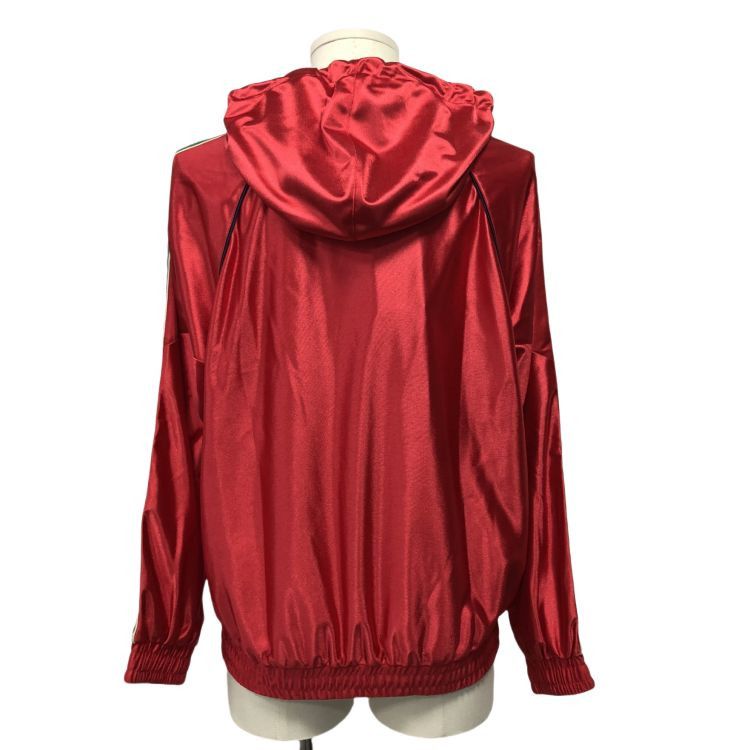 Gucci Gucci Logo Red Jersey Hoodie Size M Size US M / EU 48-50 / 2 - 2 Thumbnail