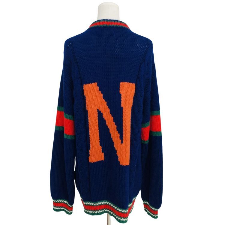 Gucci Gucci N Letter Wool Cardigan Size M Size US M / EU 48-50 / 2 - 2 Thumbnail