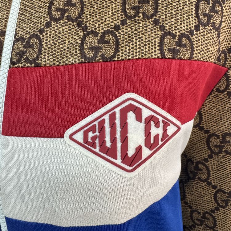 Gucci Gucci GG Logo Colorblock Track Jacket Size M Size US M / EU 48-50 / 2 - 5 Thumbnail
