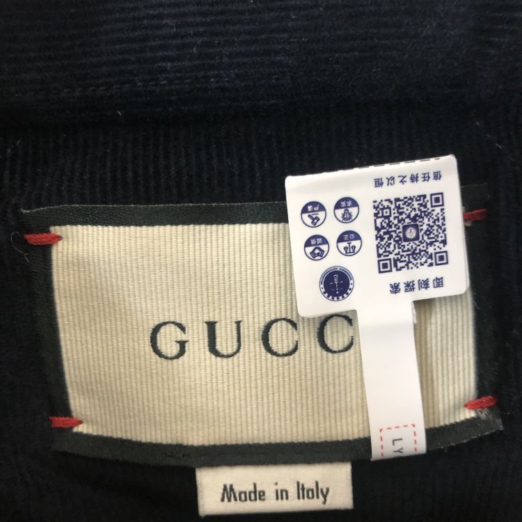 Gucci Gucci Corduroy Logo Patch Jacket Size 46 Size US S / EU 44-46 / 1 - 3 Thumbnail