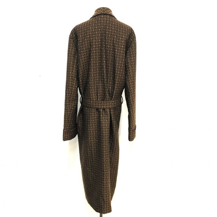 Gucci Gucci GG Pattern Belted Coat Size M Size US M / EU 48-50 / 2 - 2 Thumbnail