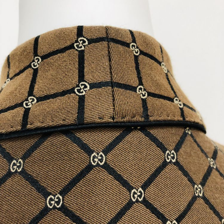 Gucci Gucci GG Pattern Belted Coat Size M Size US M / EU 48-50 / 2 - 4 Thumbnail