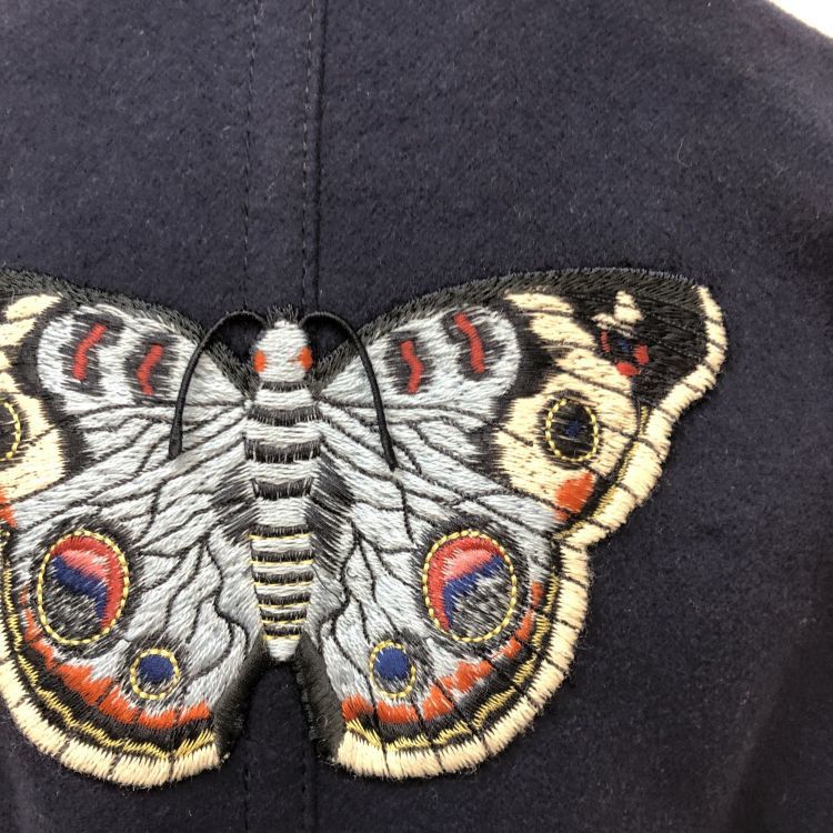 Gucci Gucci Butterfly Embroidery Wool Peacoat Size 38 Size XS / US 0-2 / IT 36-38 - 8 Thumbnail