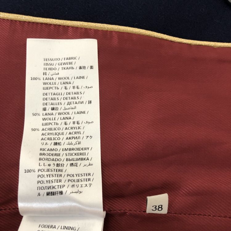 Gucci Gucci Butterfly Embroidery Wool Peacoat Size 38 Size XS / US 0-2 / IT 36-38 - 4 Thumbnail
