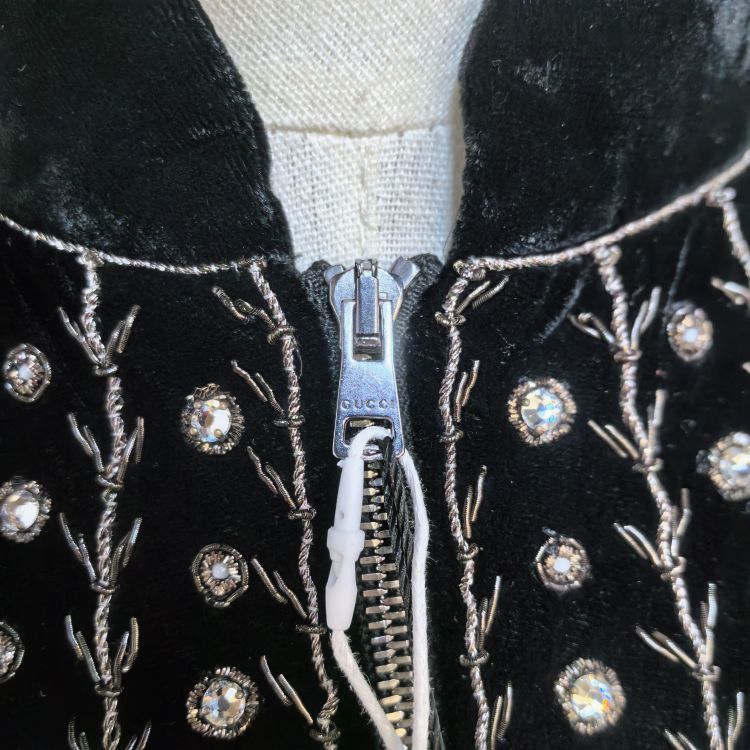 Gucci Gucci Embellished Leather Jacket Size 38 Size XS / US 0-2 / IT 36-38 - 9 Thumbnail