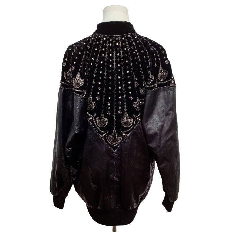 Gucci Gucci Embellished Leather Jacket Size 38 Size XS / US 0-2 / IT 36-38 - 2 Thumbnail