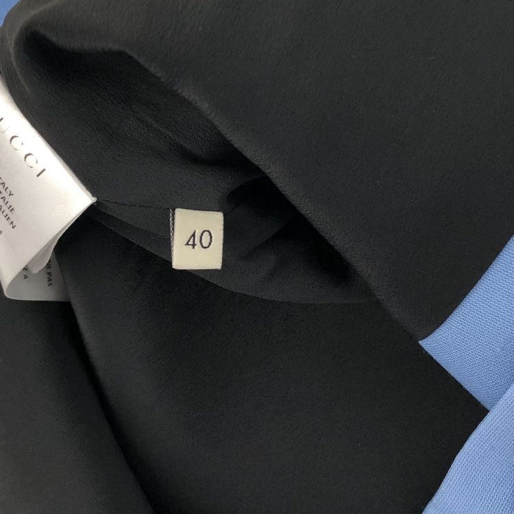Gucci Gucci Blue Ruffle Trim Jacket Size 40 Size S / US 4 / IT 40 - 3 Thumbnail