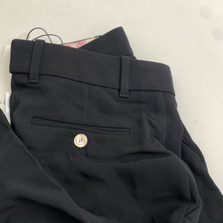 Gucci Gucci Black Tailored Trousers Size 38 Size 26" / US 2 / IT 38 - 7 Thumbnail