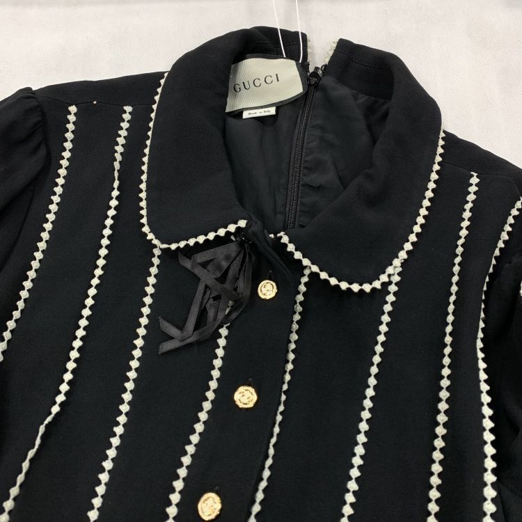 Gucci Gucci Pearl Trim Dress Size S Size S / US 4 / IT 40 - 7 Thumbnail
