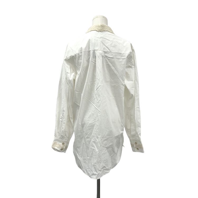 Gucci Gucci Lace Collar Button Up Shirt Size 40 Size S / US 4 / IT 40 - 2 Thumbnail