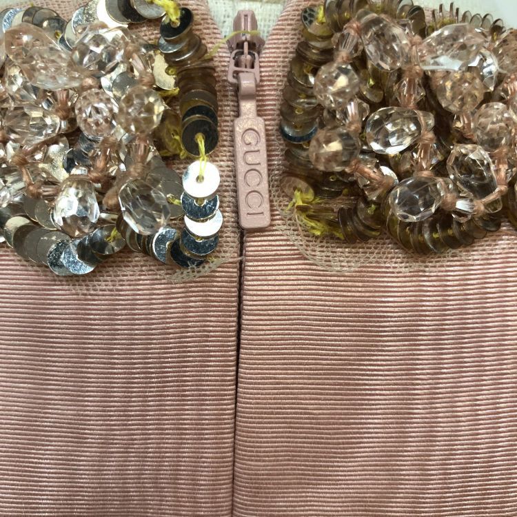 Gucci Gucci Embellished Pink Mini Dress Size 40 Size S / US 4 / IT 40 - 11 Thumbnail