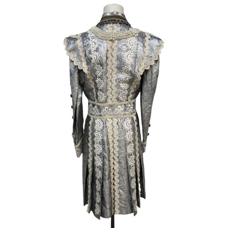 Gucci Gucci Embellished Metallic Coat Size 42 Size M / US 6-8 / IT 42-44 - 3 Thumbnail