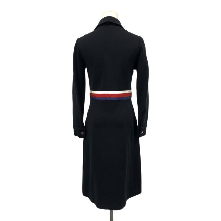 Gucci Gucci Web Stripe Zip Front Midi Dress Size M Size M / US 6-8 / IT 42-44 - 2 Thumbnail