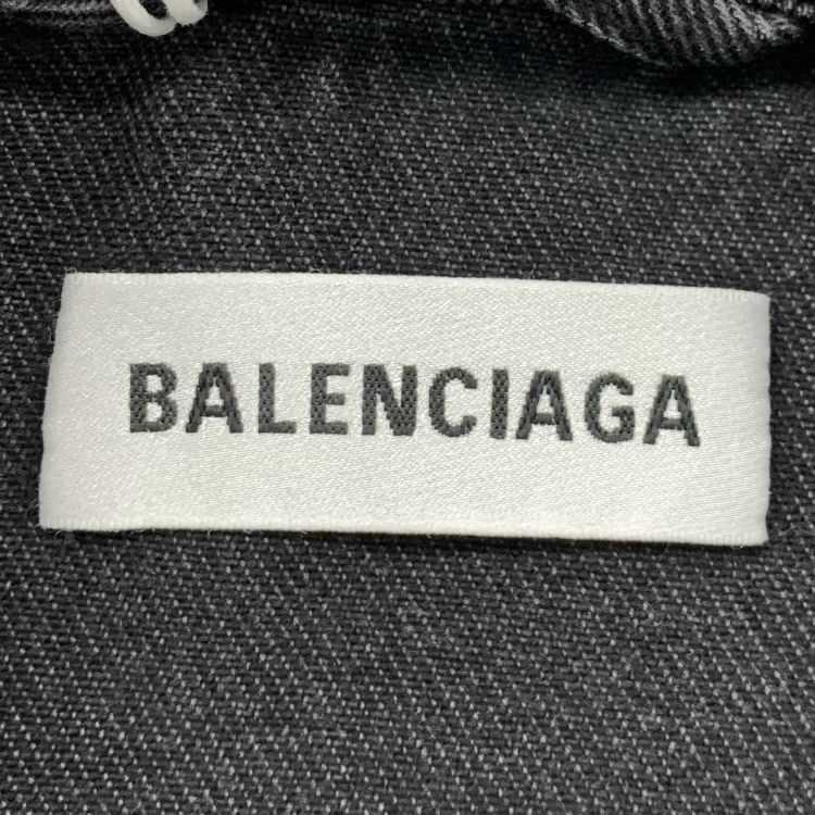 Balenciaga Balenciaga Rainbow Logo Denim Jacket Size 38 Size S / US 4 / IT 40 - 3 Thumbnail