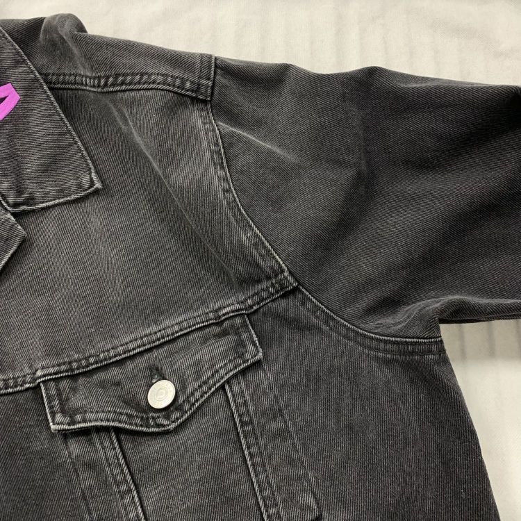Balenciaga Balenciaga Rainbow Logo Denim Jacket Size 38 Size S / US 4 / IT 40 - 7 Thumbnail
