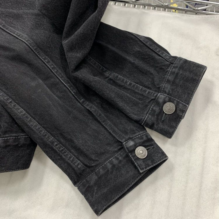 Balenciaga Balenciaga Crystal Logo Denim Jacket Size 34 Size XXS / US 00 / IT 34 - 6 Thumbnail