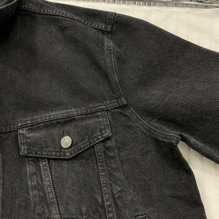 Balenciaga Balenciaga Crystal Logo Denim Jacket Size 34 Size XXS / US 00 / IT 34 - 8 Thumbnail