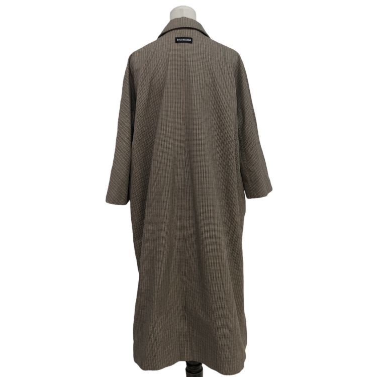 Balenciaga Balenciaga Checkered Coat Size 38 Size XS / US 0-2 / IT 36-38 - 2 Thumbnail