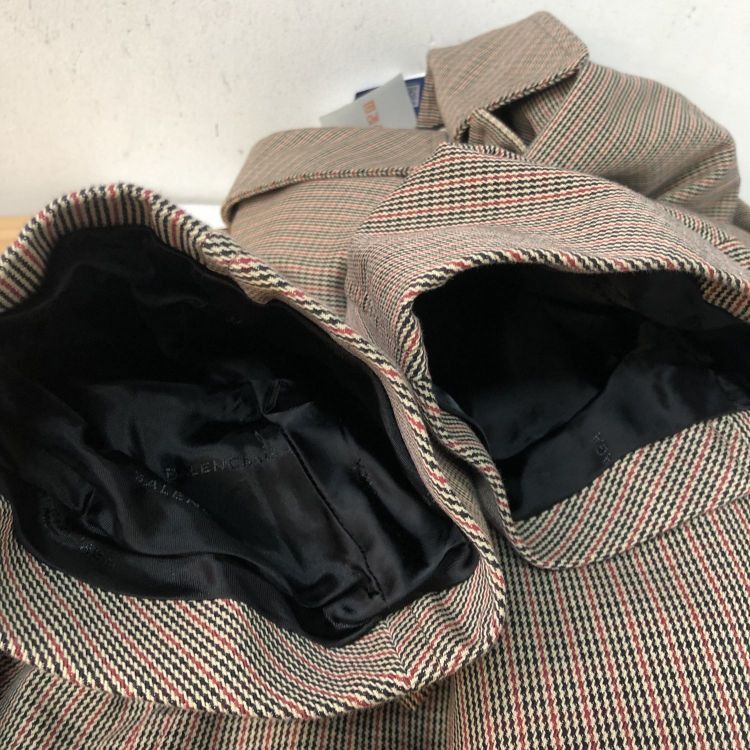 Balenciaga Balenciaga Checkered Coat Size 38 Size XS / US 0-2 / IT 36-38 - 11 Thumbnail