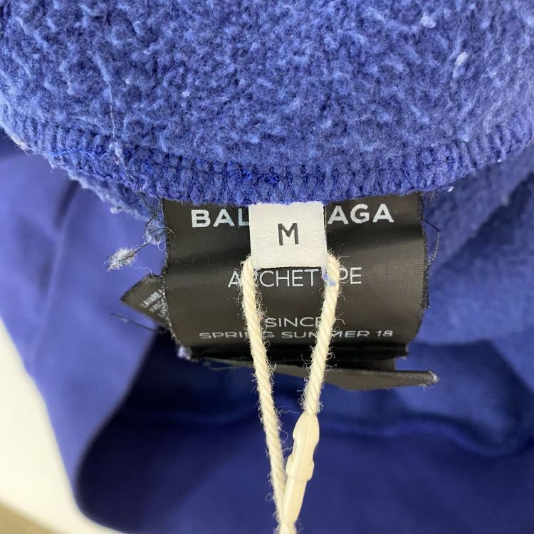 Balenciaga Balenciaga Wave Logo Hoodie Size M Size US M / EU 48-50 / 2 - 4 Thumbnail