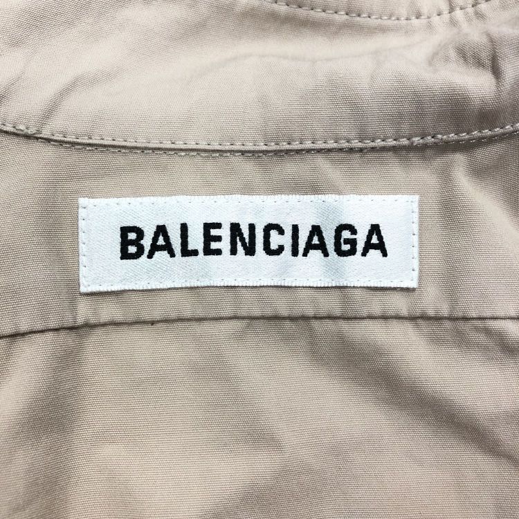 Balenciaga Balenciaga Logo Print Button Up Shirt Size 34 Size XXS / US 00 / IT 34 - 3 Thumbnail