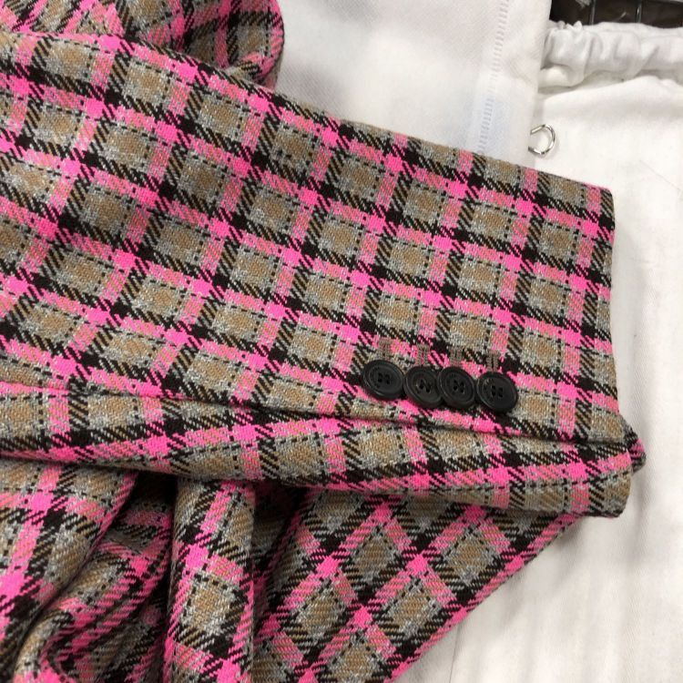 Balenciaga Balenciaga Plaid Double Breasted Blazer Size 34 Size XXS / US 00 / IT 34 - 9 Thumbnail