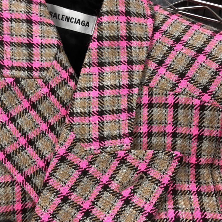 Balenciaga Balenciaga Plaid Double Breasted Blazer Size 34 Size XXS / US 00 / IT 34 - 8 Thumbnail