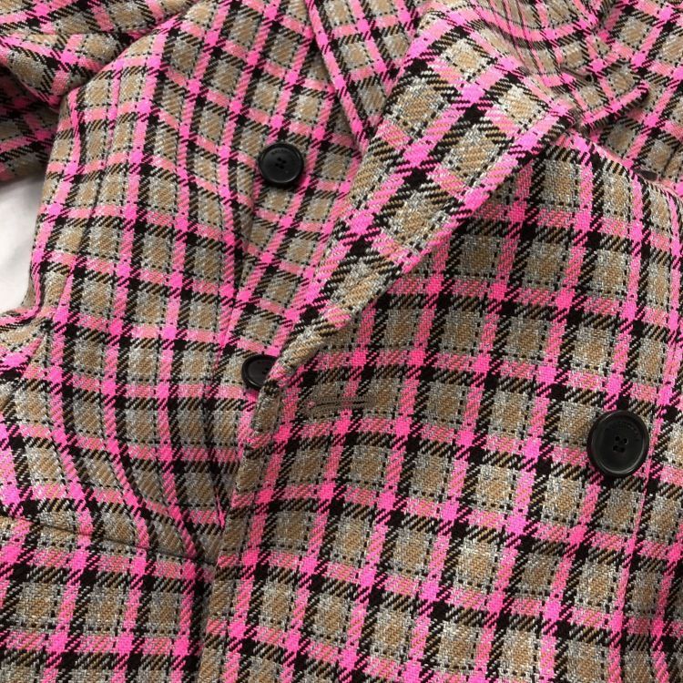 Balenciaga Balenciaga Plaid Double Breasted Blazer Size 34 Size XXS / US 00 / IT 34 - 7 Thumbnail