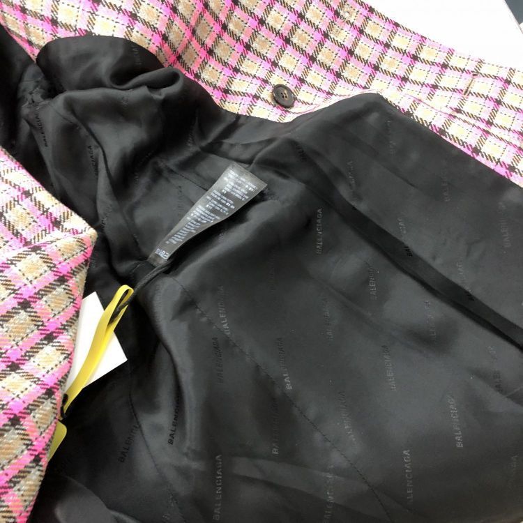 Balenciaga Balenciaga Plaid Double Breasted Blazer Size 34 Size XXS / US 00 / IT 34 - 6 Thumbnail