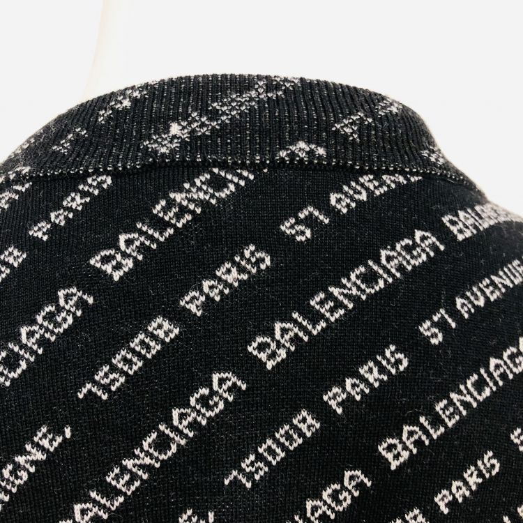 Balenciaga Balenciaga Logo Avenue Montaigne Sweater Size 36 Size XS / US 0-2 / IT 36-38 - 5 Thumbnail