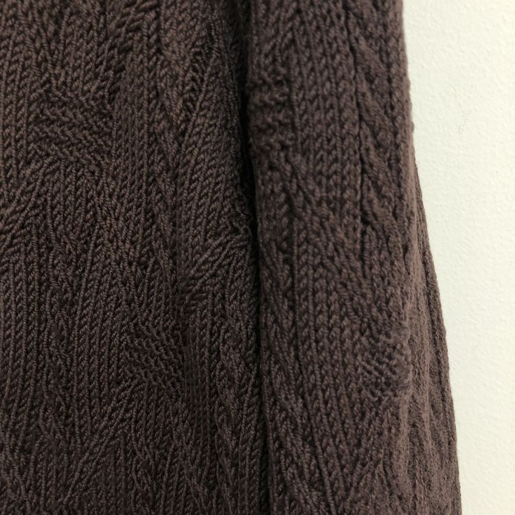 Balenciaga Balenciaga Brown Cable Knit Wool Sweater Size M Size US M / EU 48-50 / 2 - 6 Thumbnail