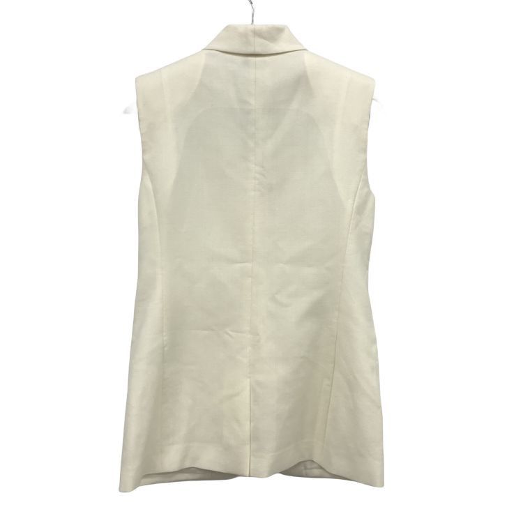 Balenciaga Balenciaga White Wool Mohair Blend Vest Size 38 Size S / US 4 / IT 40 - 2 Thumbnail