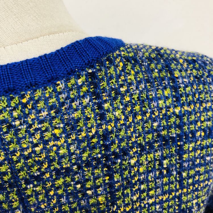 Yves Saint Laurent Yves Saint Laurent Blue Knit Cardigan Size M Size M / US 6-8 / IT 42-44 - 7 Thumbnail
