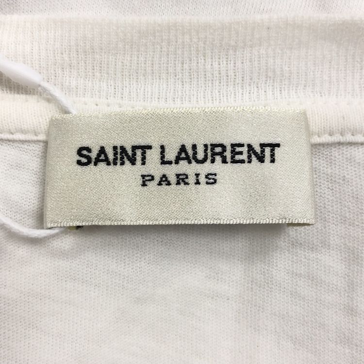 Saint Laurent Paris Saint Laurent Lightning Logo T-Shirt Size S Size US S / EU 44-46 / 1 - 3 Thumbnail