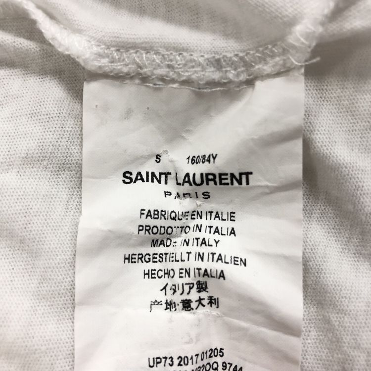 Saint Laurent Paris Saint Laurent Lightning Logo T-Shirt Size S Size US S / EU 44-46 / 1 - 4 Thumbnail