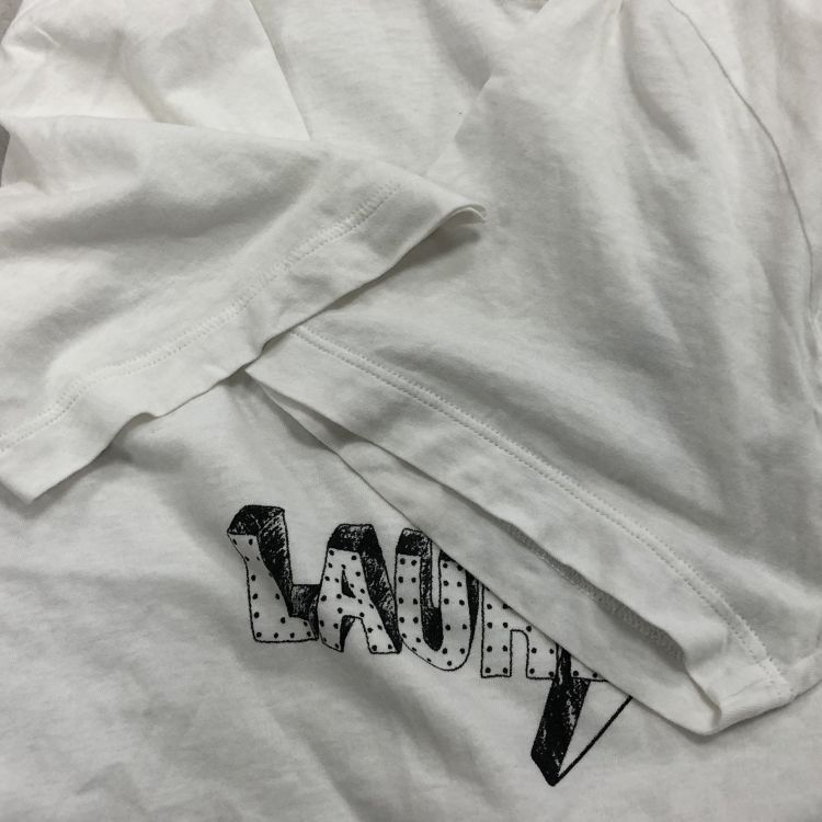 Saint Laurent Paris Saint Laurent Lightning Logo T-Shirt Size S Size US S / EU 44-46 / 1 - 8 Thumbnail