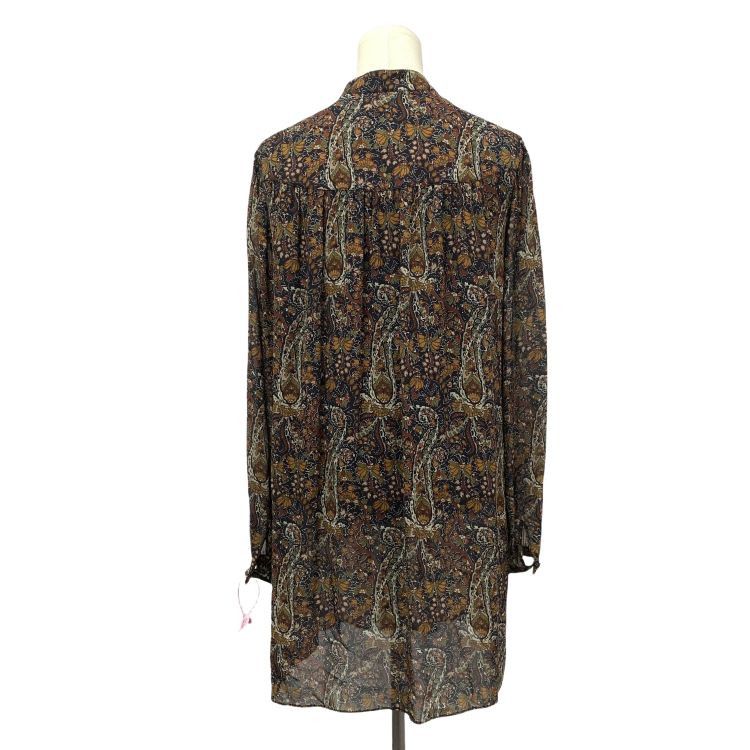 Saint Laurent Paris Saint Laurent Paisley Mini Dress Size 38 Size S / US 4 / IT 40 - 2 Thumbnail