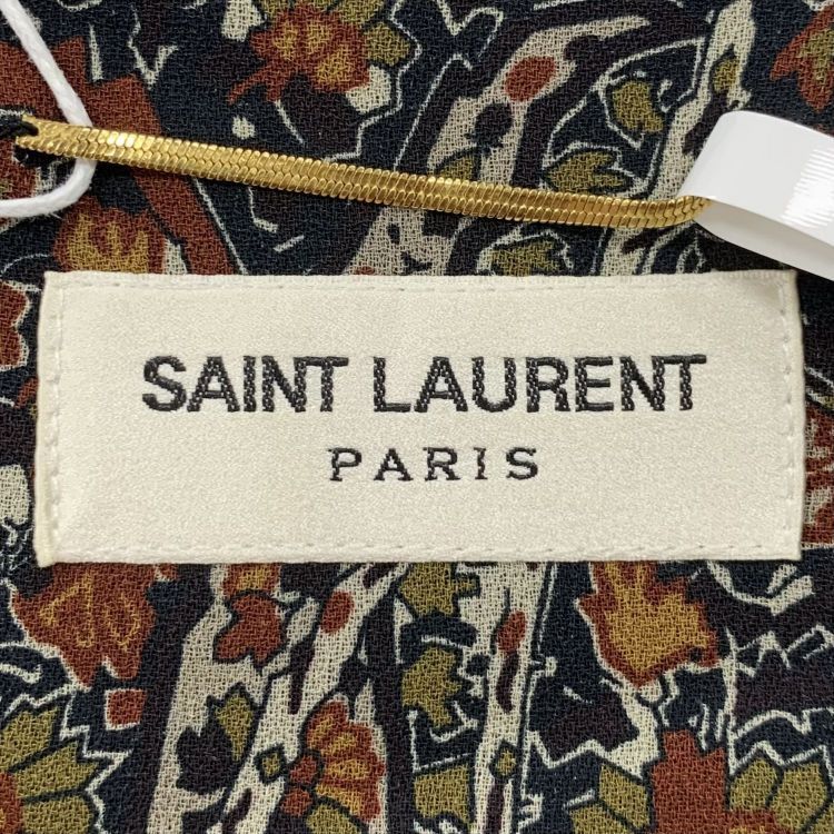 Saint Laurent Paris Saint Laurent Paisley Mini Dress Size 38 Size S / US 4 / IT 40 - 3 Thumbnail