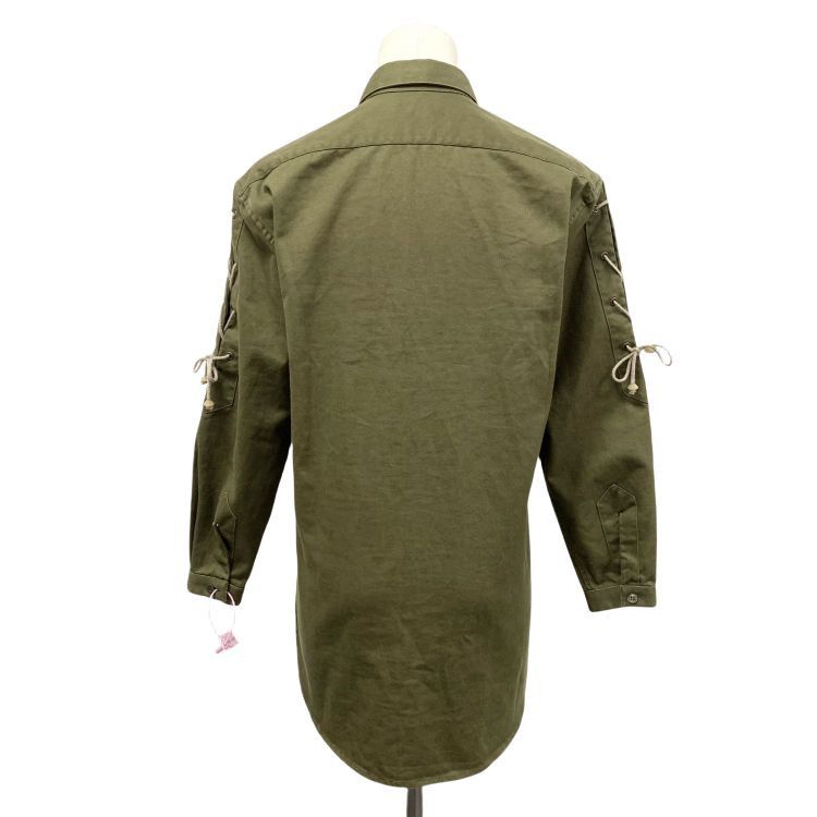 Saint Laurent Paris Saint Laurent Lace Up Button Up Shirt Size 36 Size XS / US 0-2 / IT 36-38 - 2 Thumbnail